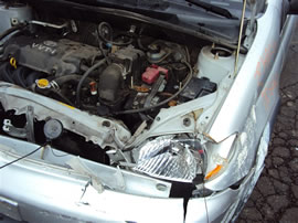 2002 TOYOTA ECHO, 1.5L AUTO 4DR,COLOR SILVER, STK Z14826